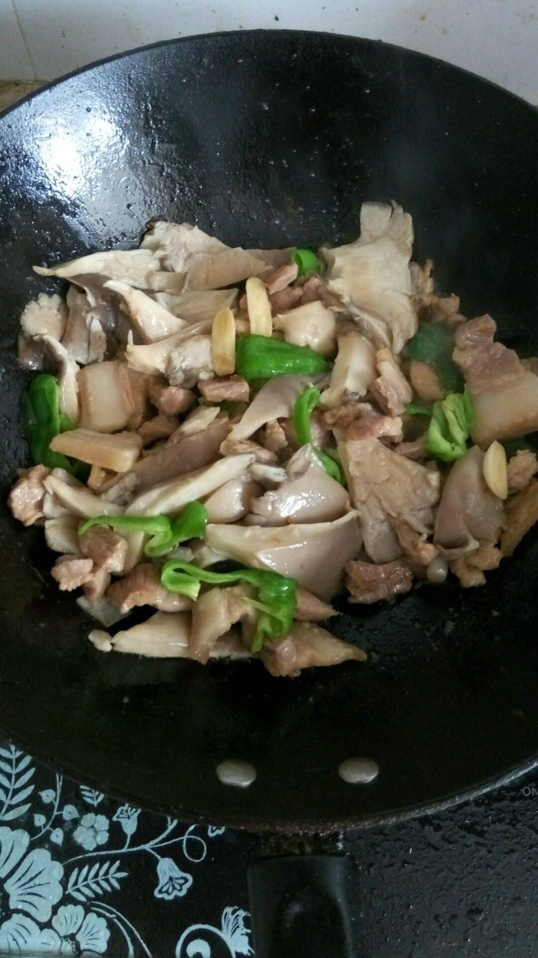 蘑菇炒肉(平菇)