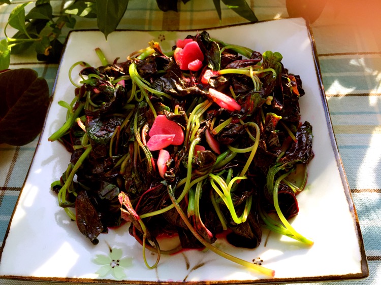 清炒红菜苔的做法_【图解】清炒红菜苔怎么做如何做