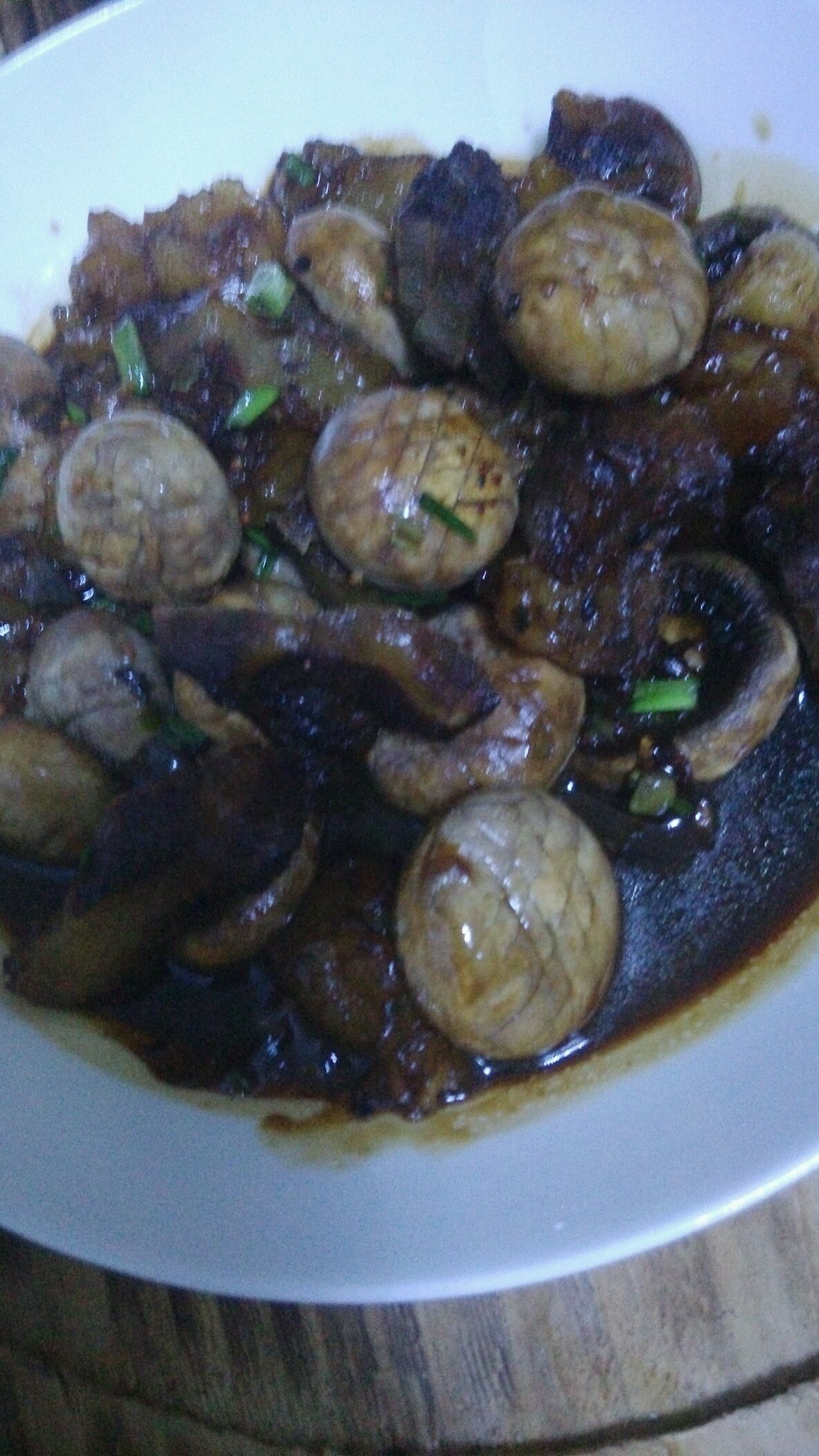 牛肉烧口蘑