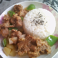 排骨土豆盖浇饭