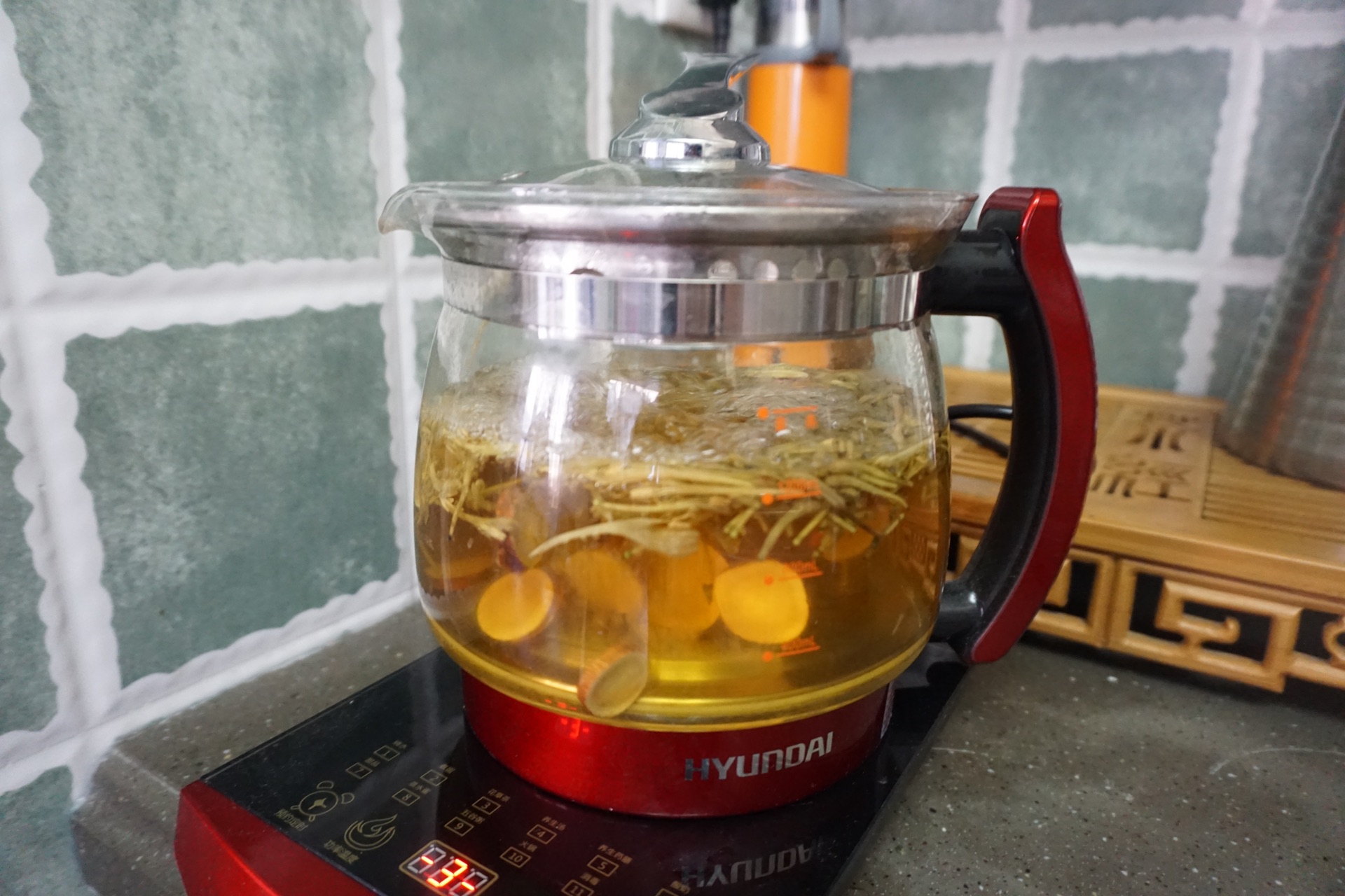 金银花甘草茶