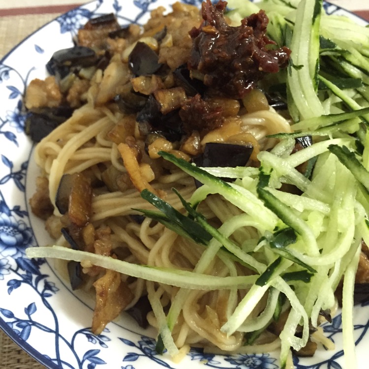 茄子拌面