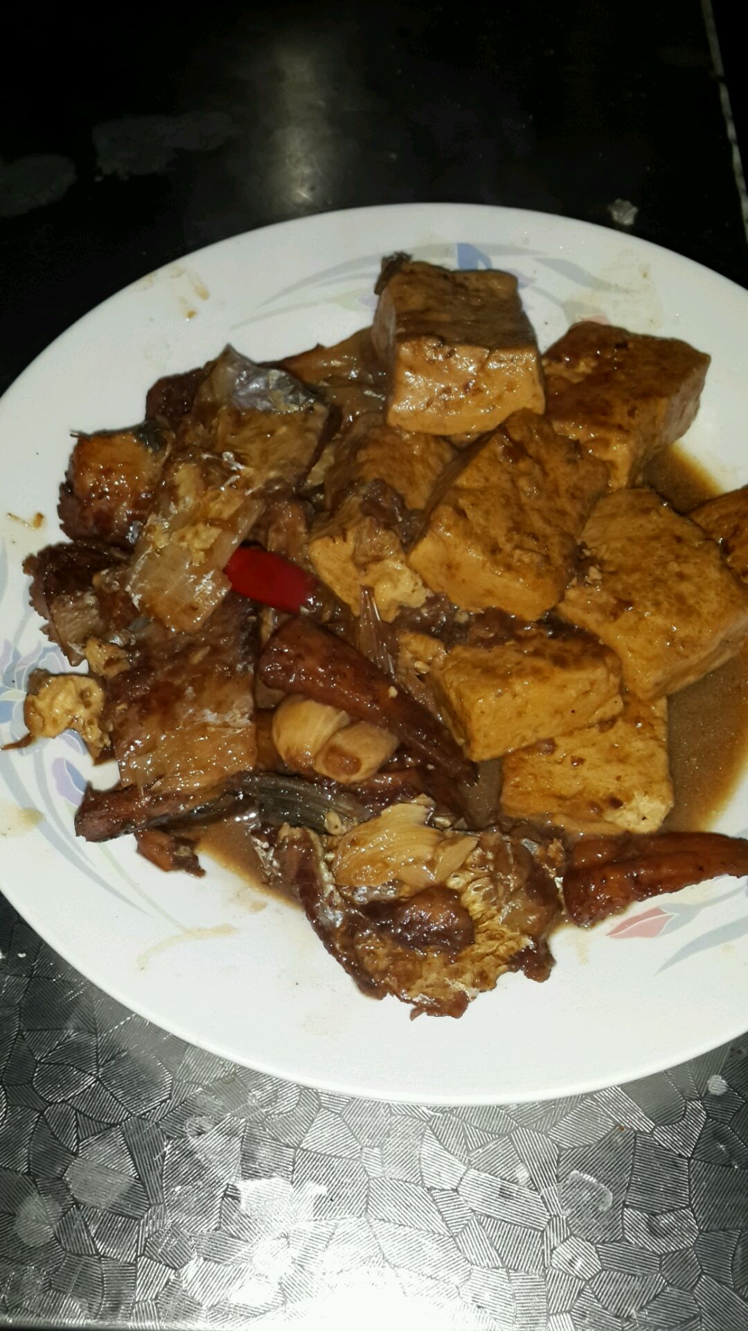 风干鱼炖豆腐
