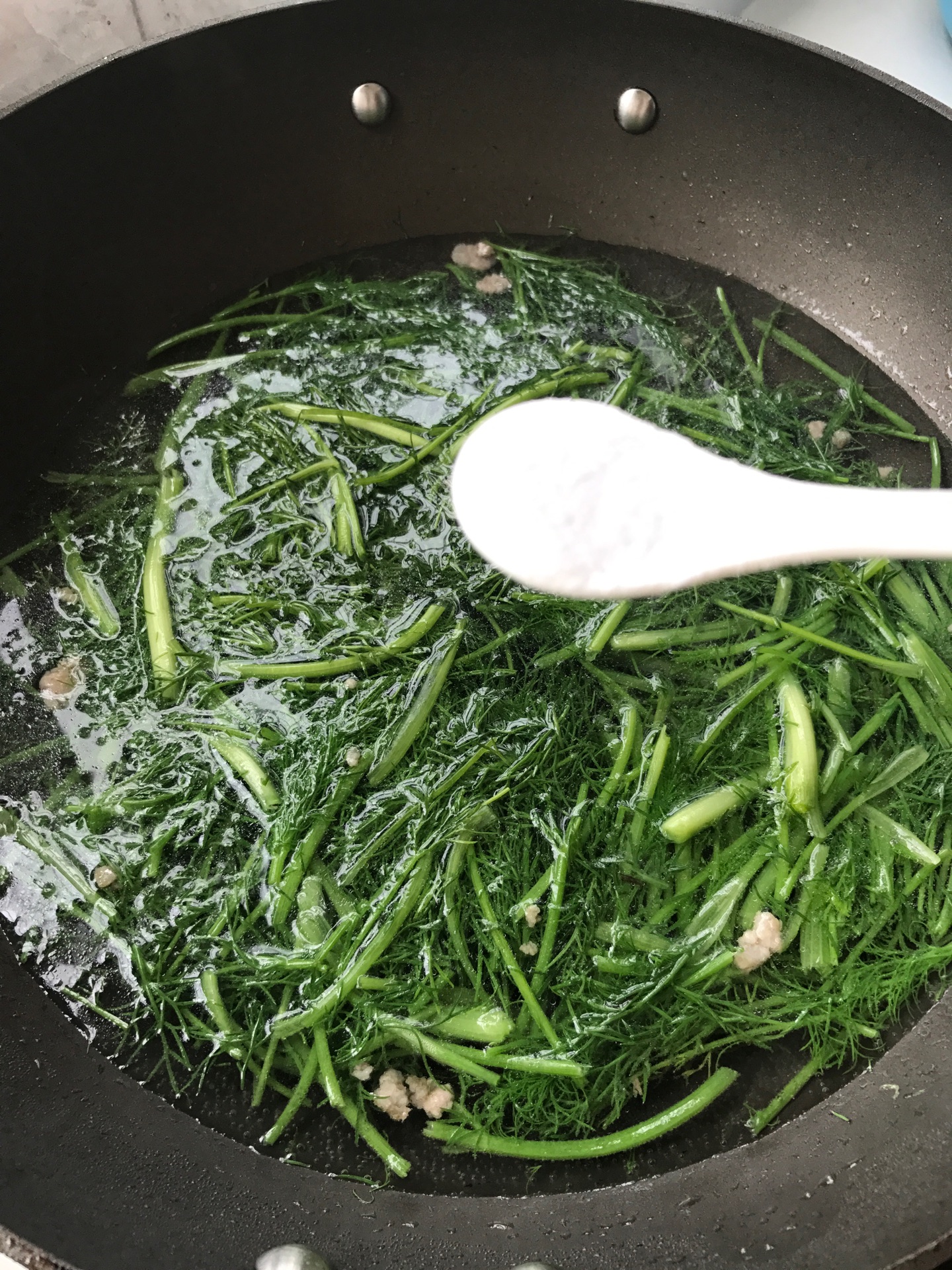煮茴香的做法图解5