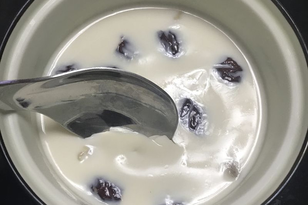 鱼胶鲜奶冻(花胶奶冻)