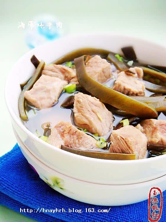 海带炖牛肉