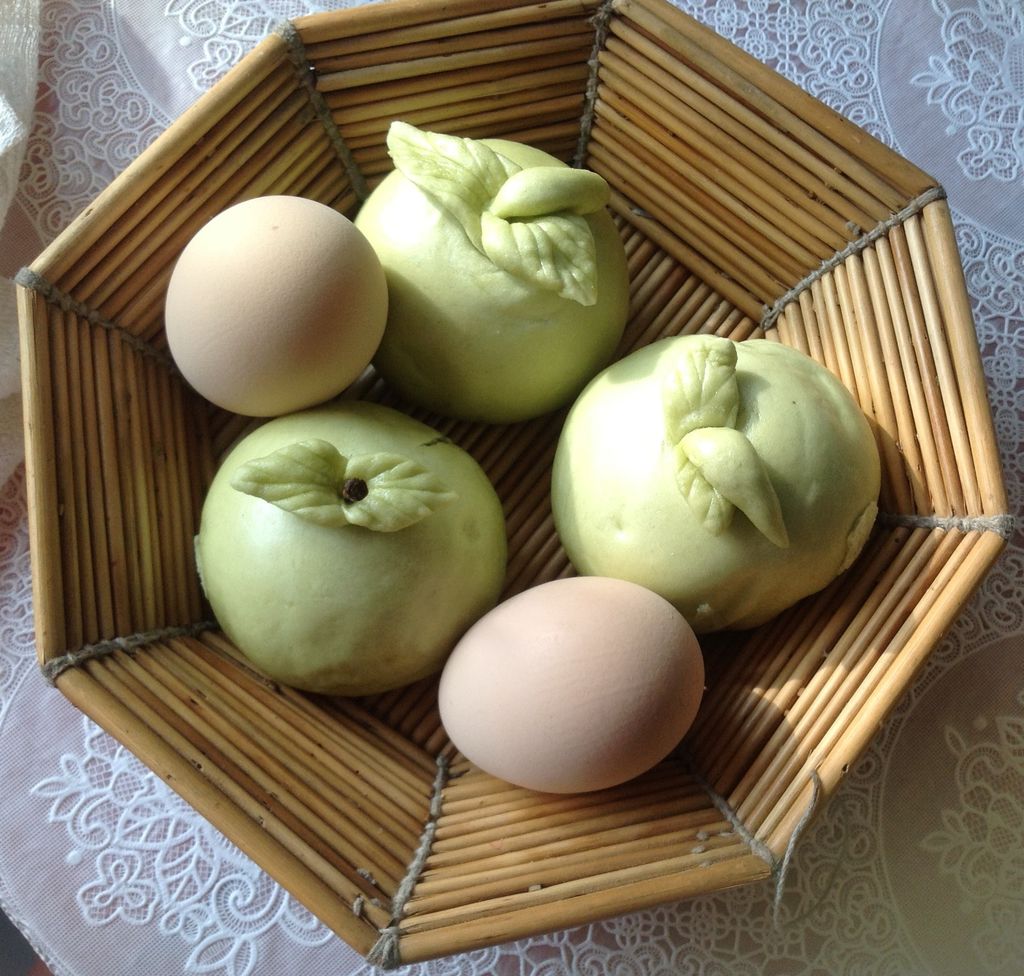 菠菜馒头的做法_【图解】菠菜馒头怎么做好吃_~~痛并快乐者_家常做法