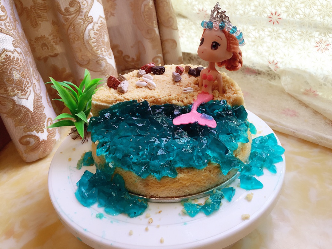 蛋糕摆件16CM美人鱼迷糊娃娃泡泡浴蛋糕装饰玩具情景装饰厂家批发-阿里巴巴