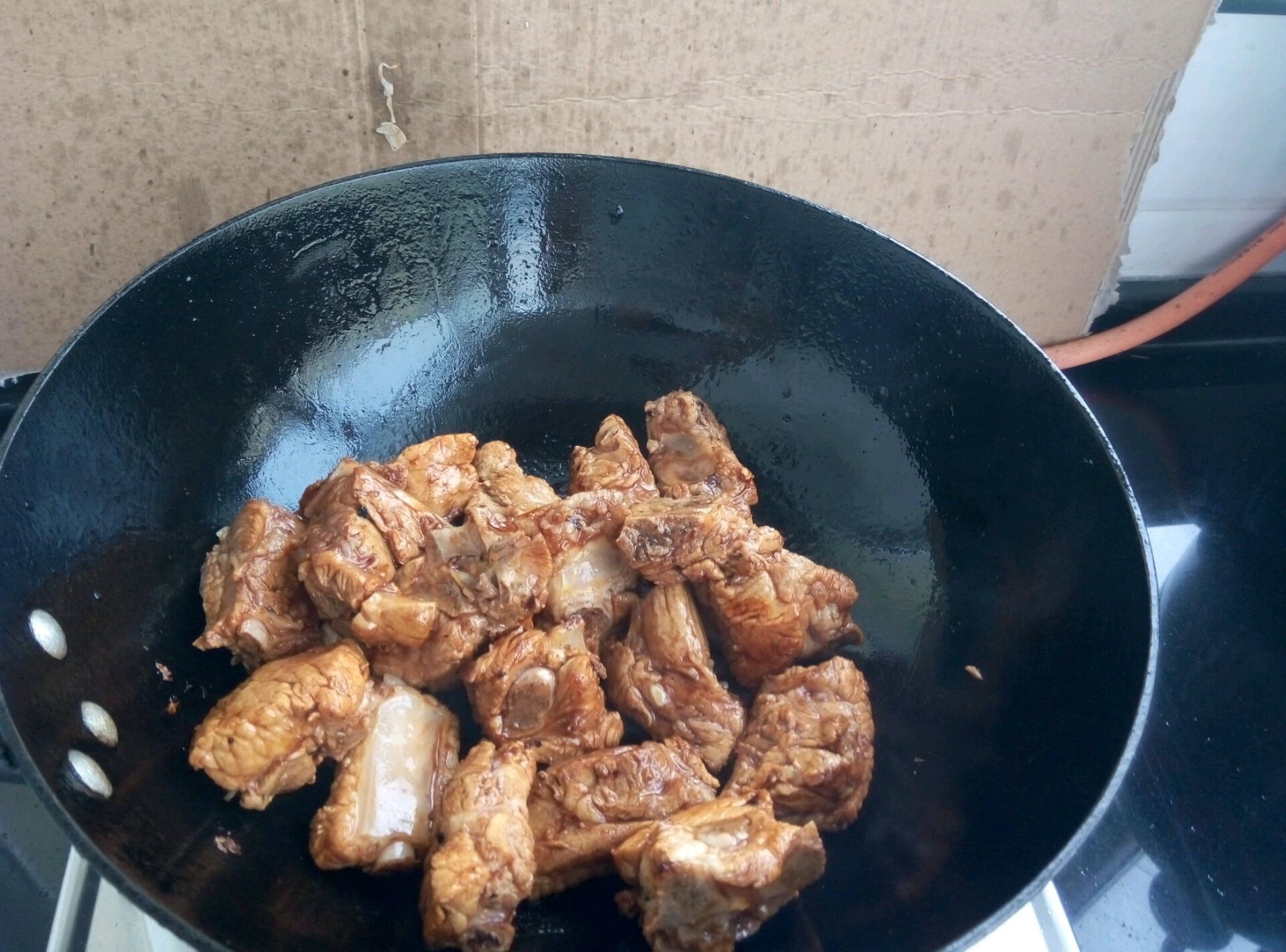 土豆豆腐炖排骨的做法图解8