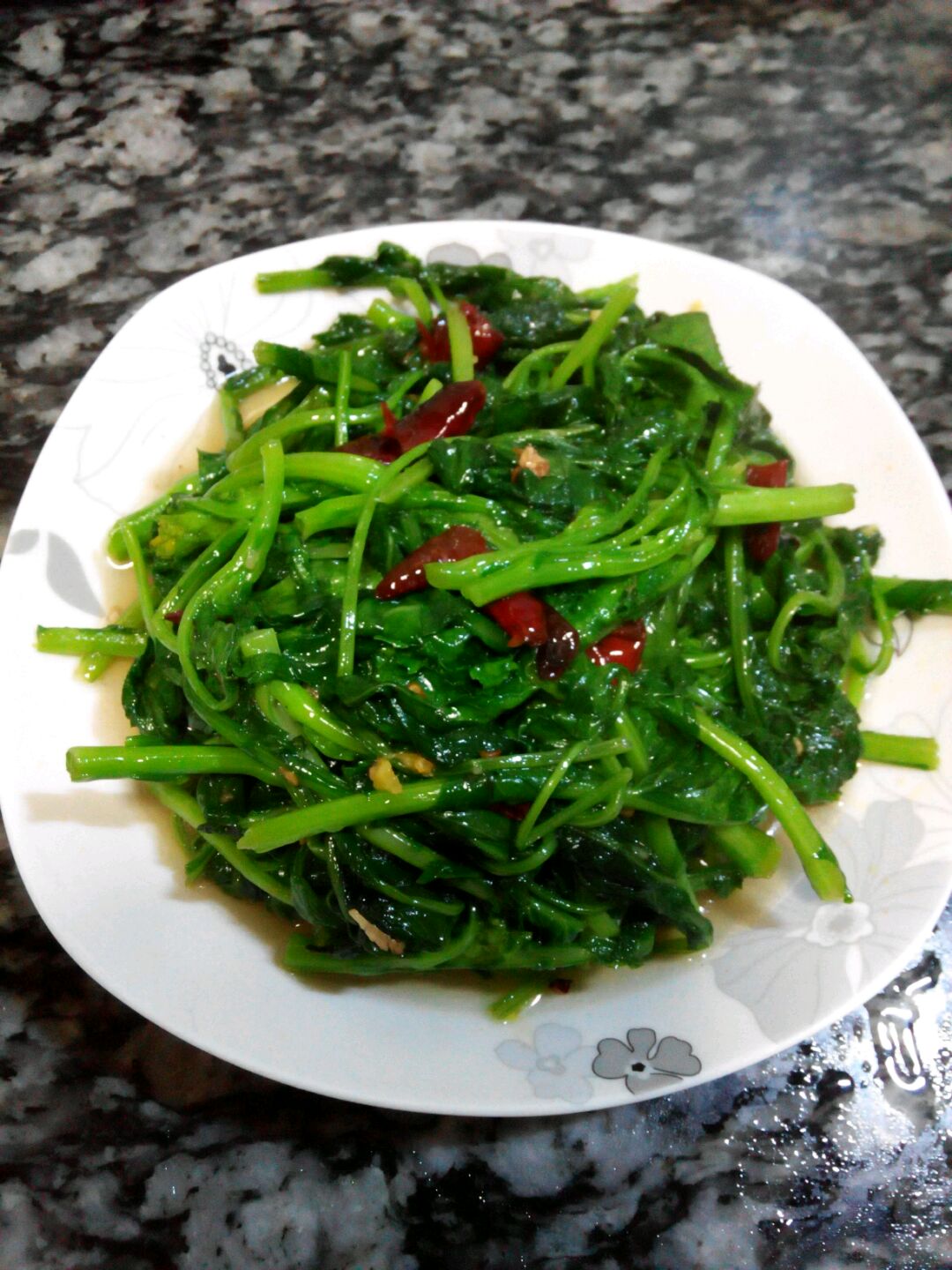 呛炒油菜