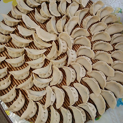韭菜北瓜饺子