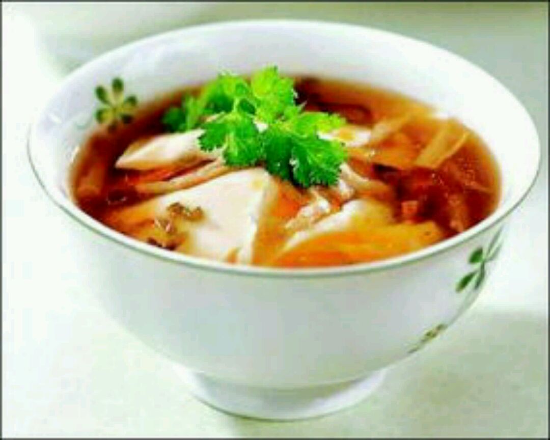 豆腐脑美食红土窑图片