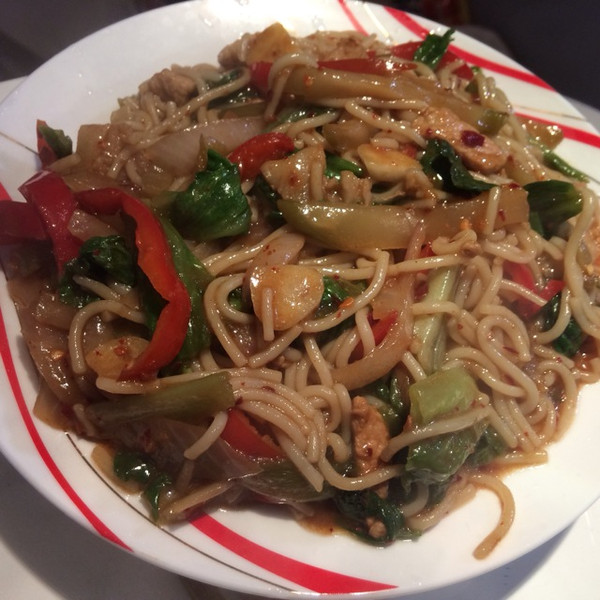 肉丝炒米粉