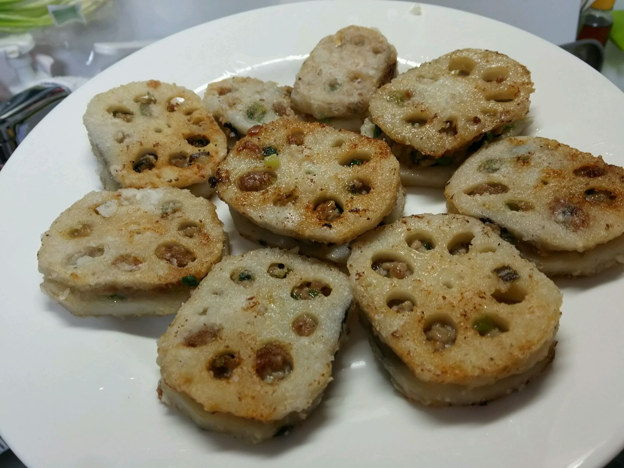 莲藕夹肉