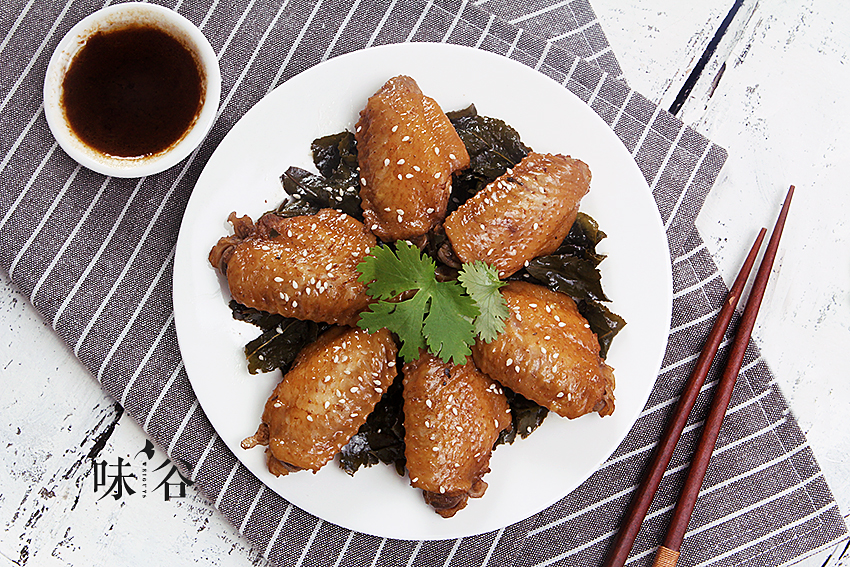 消暑解油腻的大肉菜茶香鸡翅中