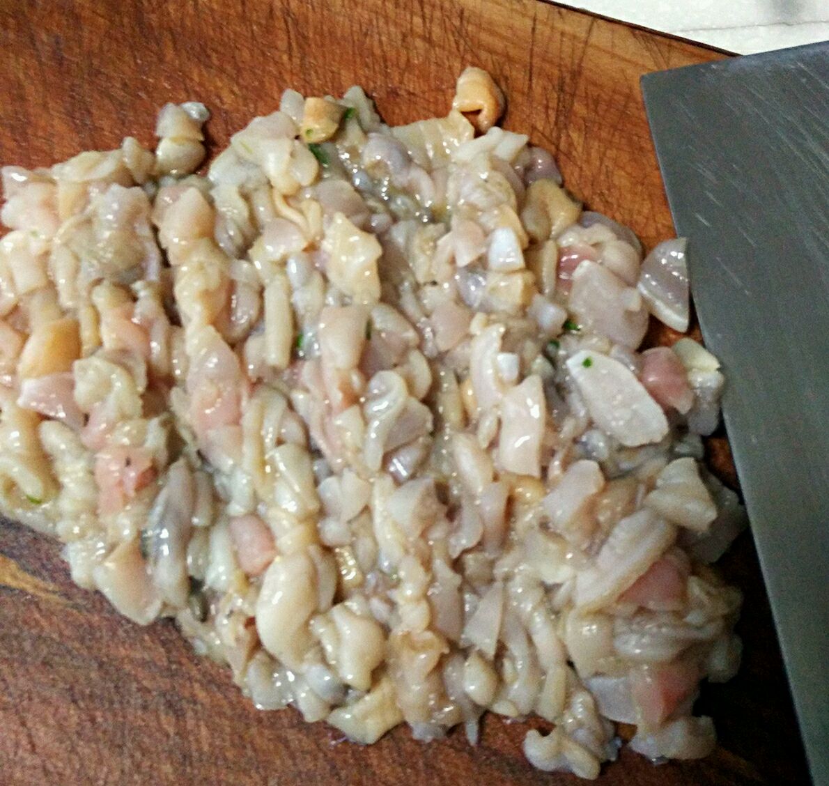 韭菜蚬子饺的做法图解2