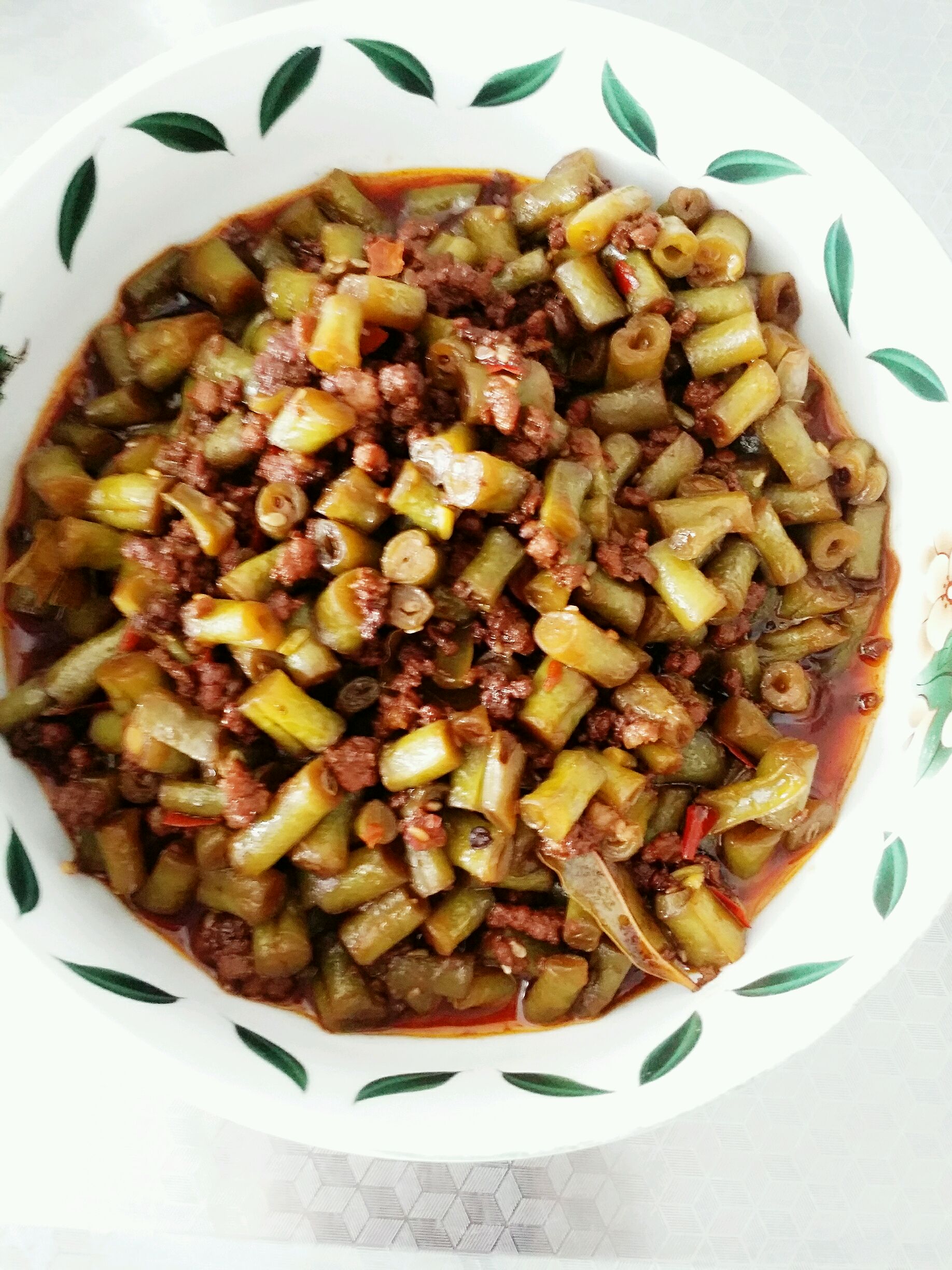 肉末豆角卤
