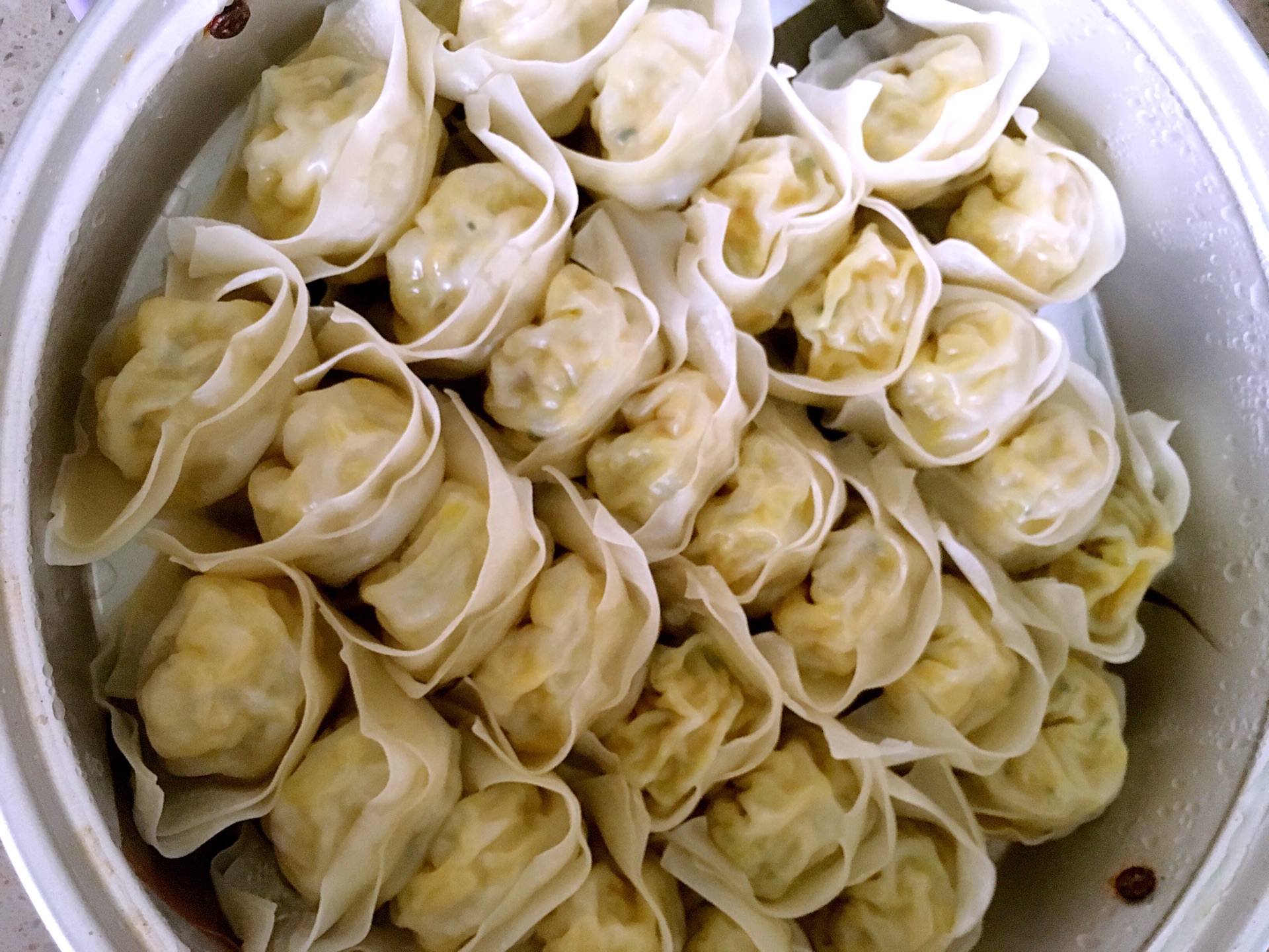 南瓜馅蒸馄饨