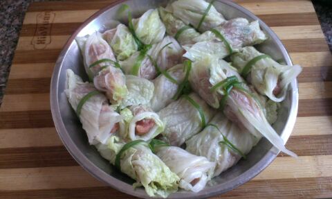 白菜肉卷