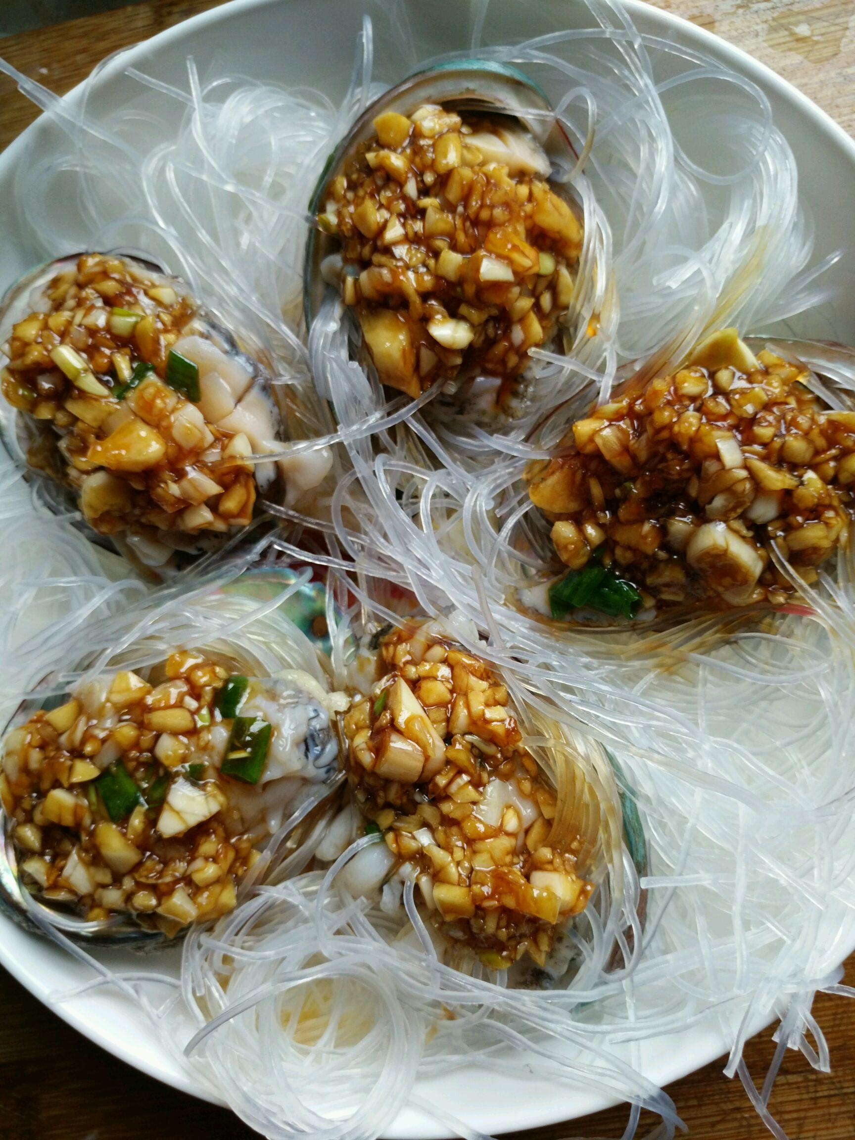 粉蒸鲍鱼