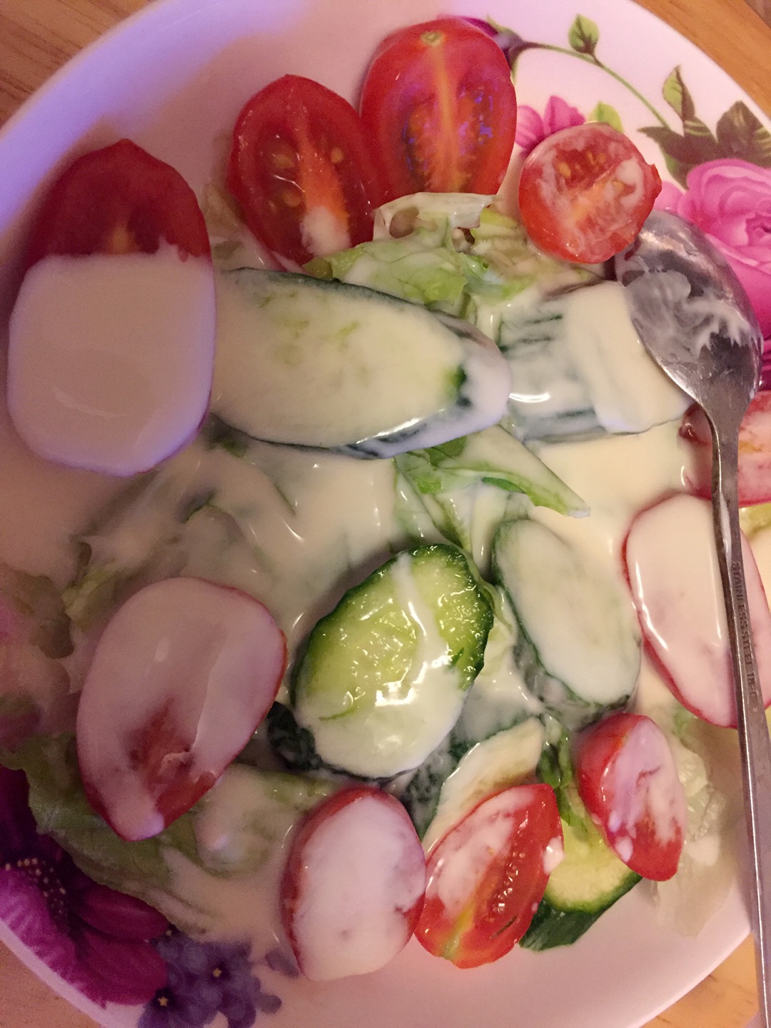 减肥酸奶蔬菜沙拉