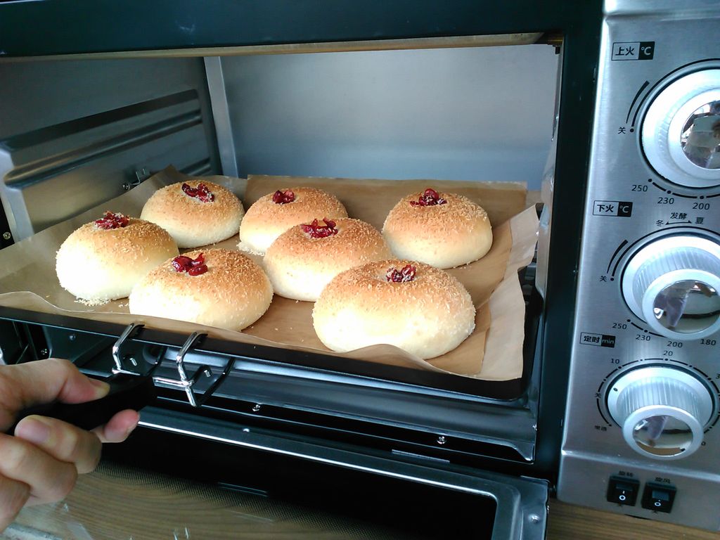 蔓越莓椰香面包#卡氏机械烤箱m3s#的做法图解17