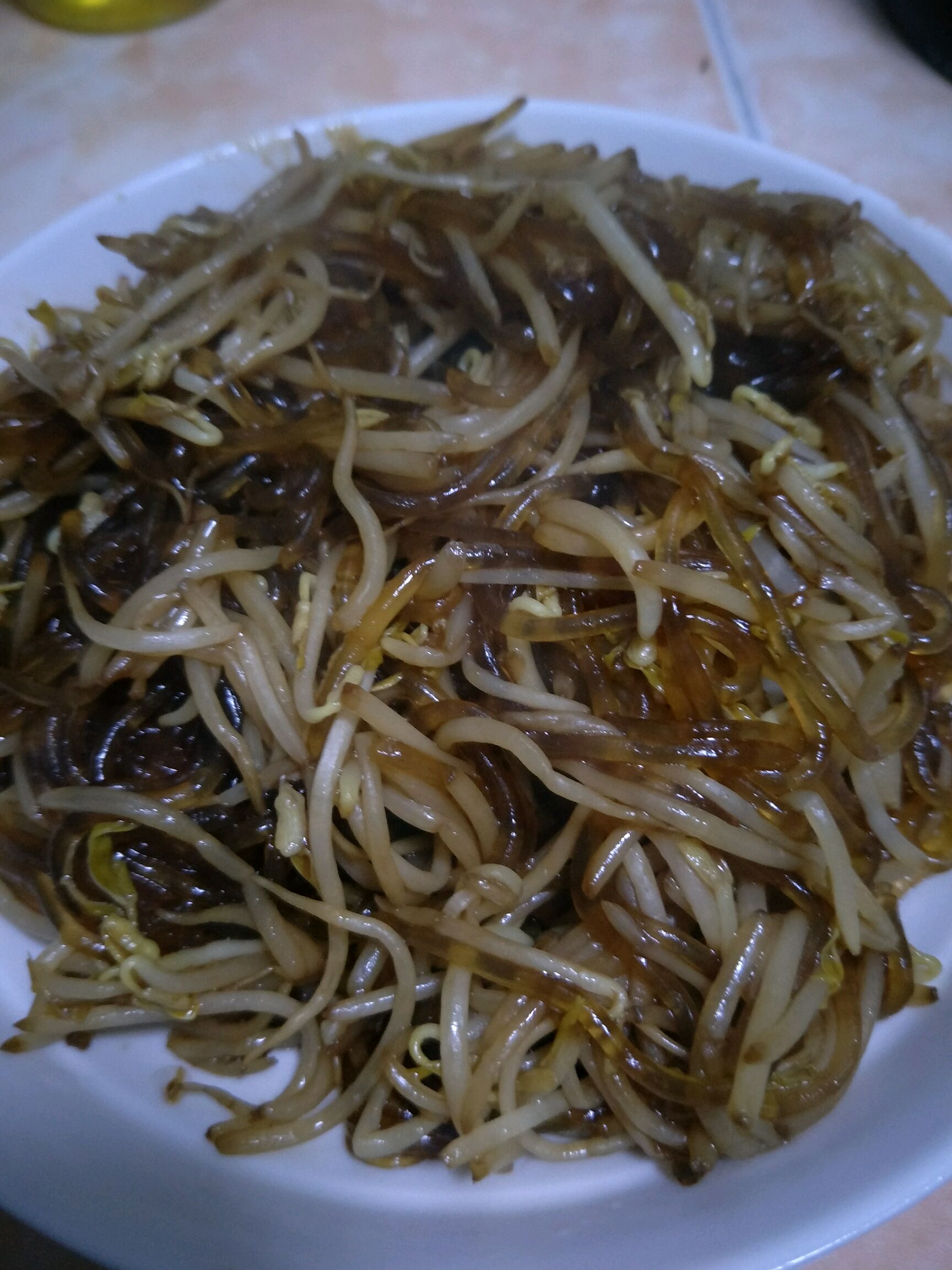 豆芽炒粉