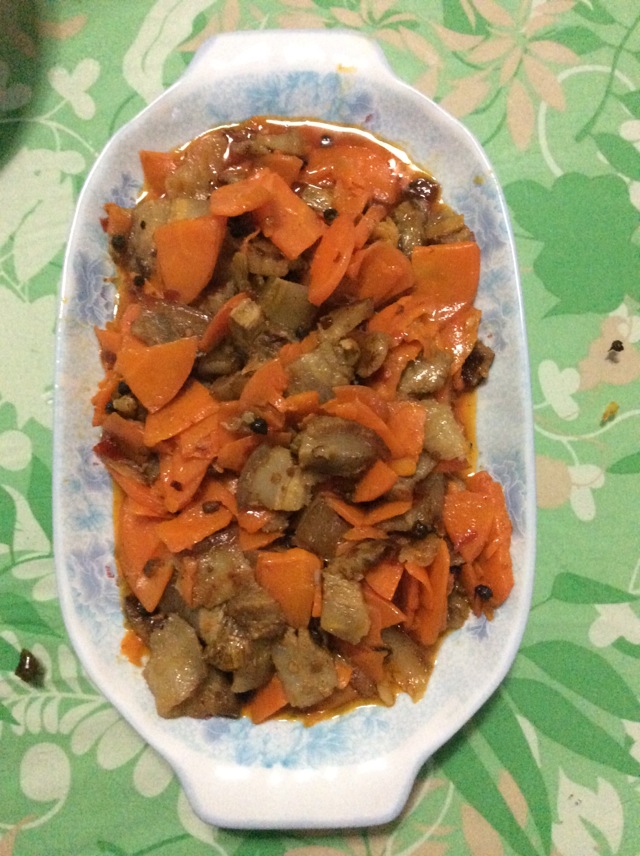 胡萝卜肉片