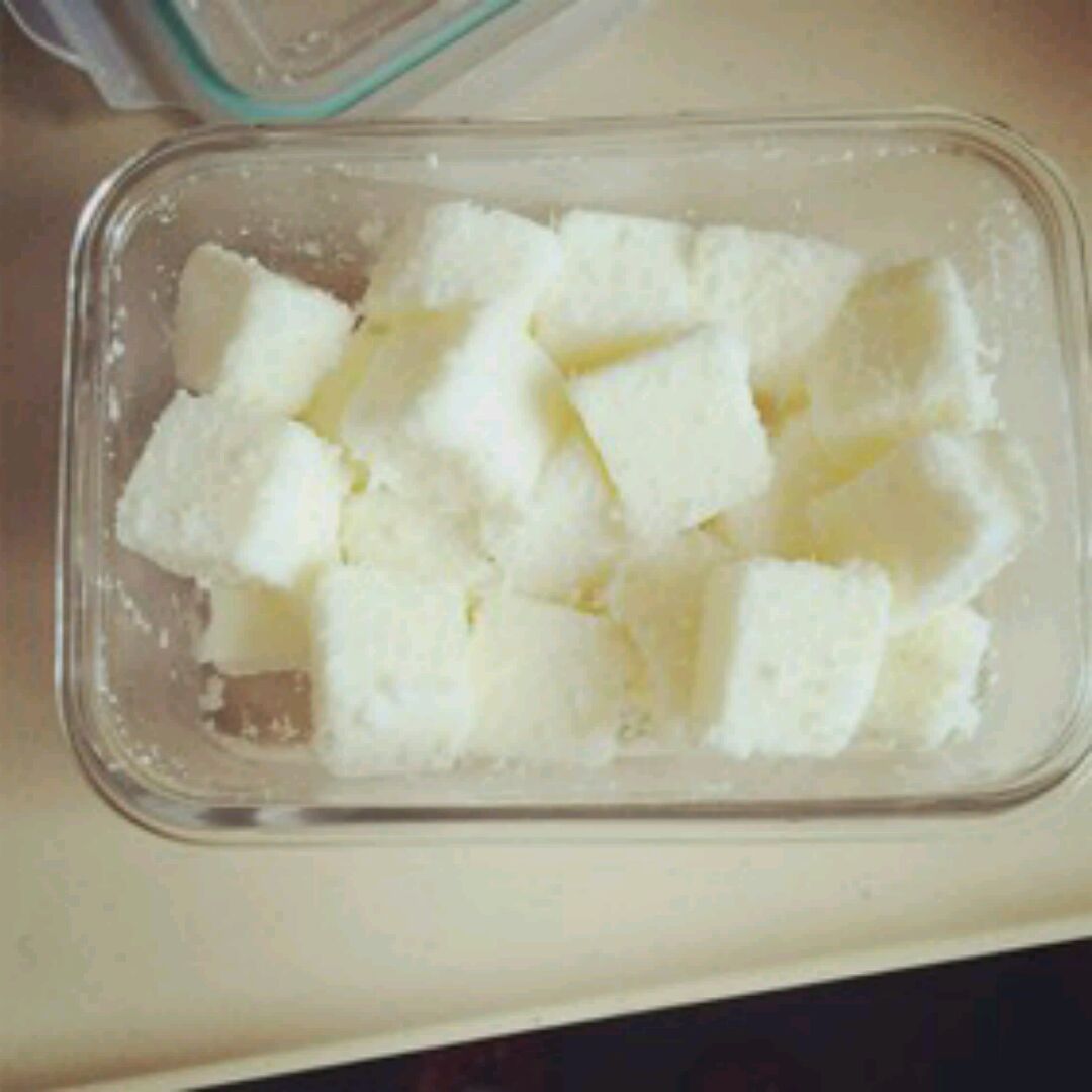 椰丝牛奶小方块(椰奶冻)