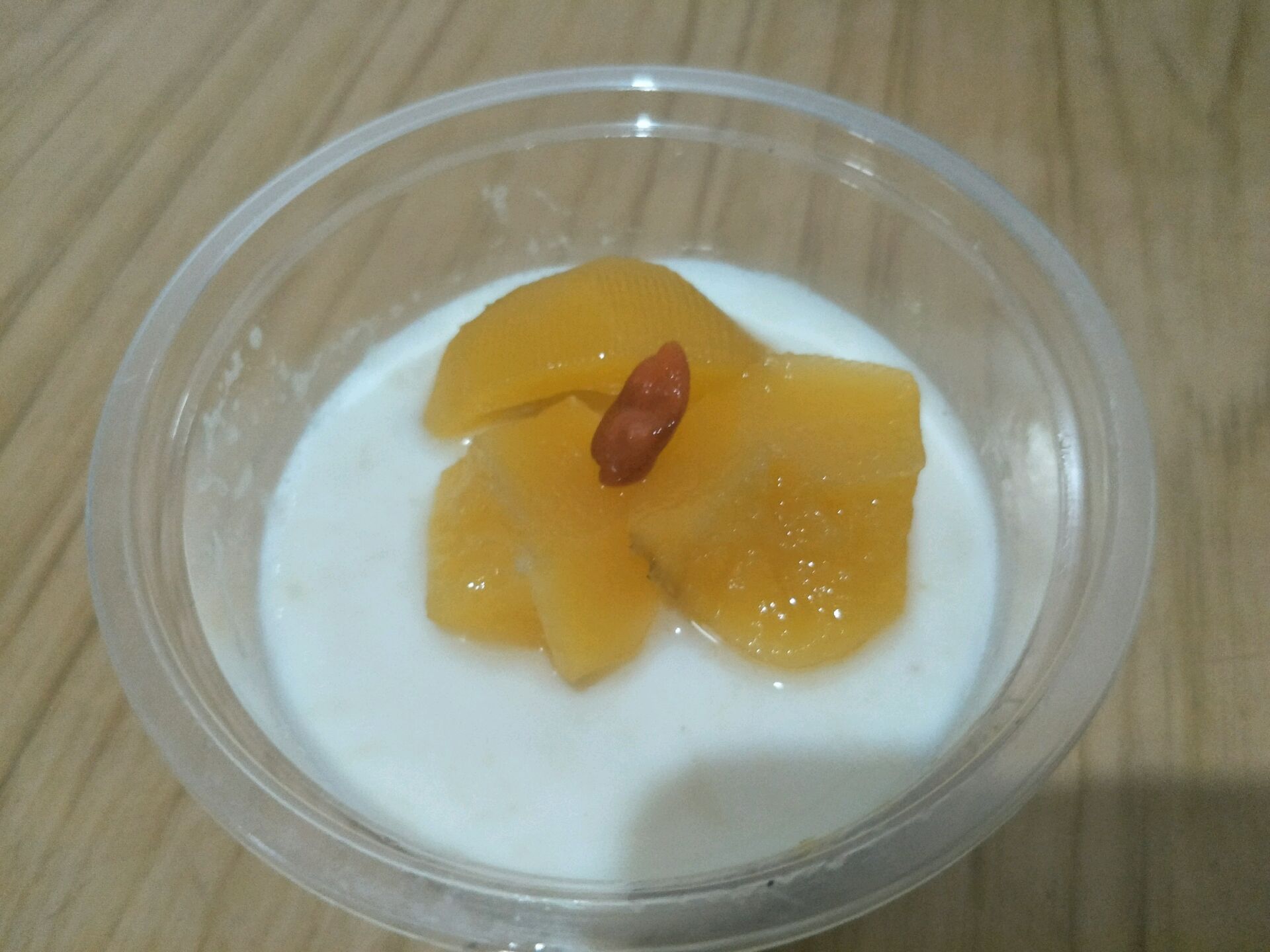 黄桃布丁