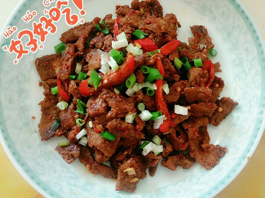 爆炒羊肉的做法图解2
