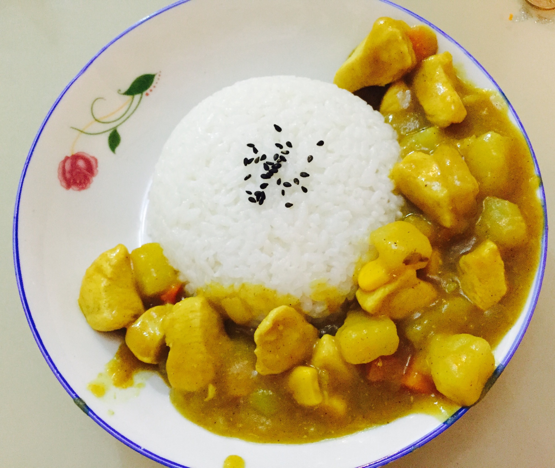 咖喱鸡肉饭