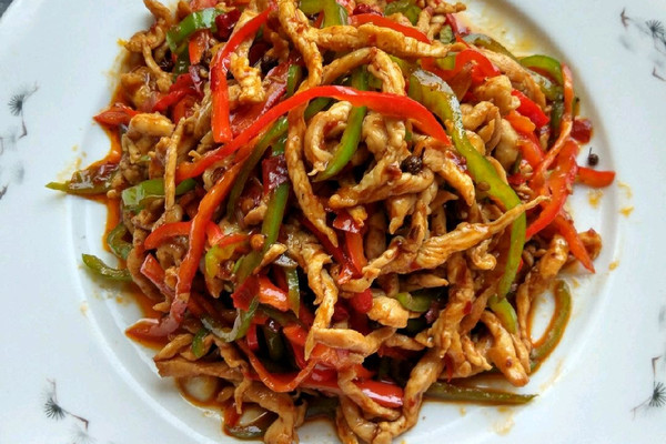 香辣鸡丝