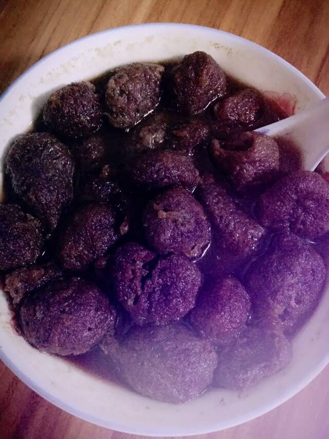 妈妈做的大薯脚板薯米酒丸子,美颜,补血的做法