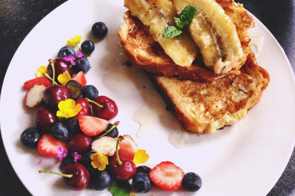 french toast 法式吐司 美好的早餐,下午茶