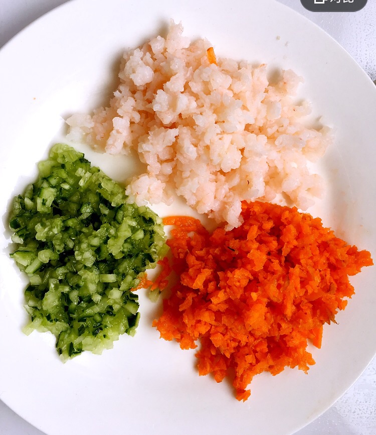宝宝辅食——鲜虾蔬菜饼