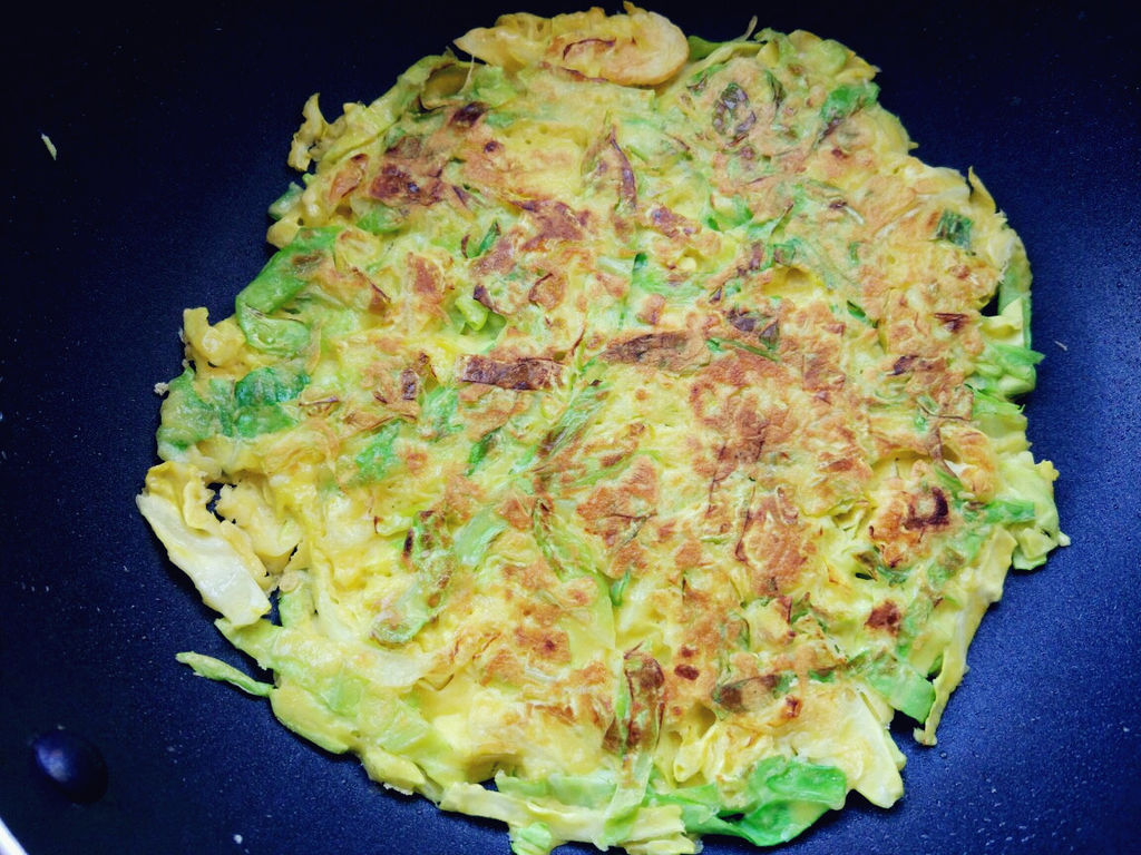卷心菜鸡蛋饼