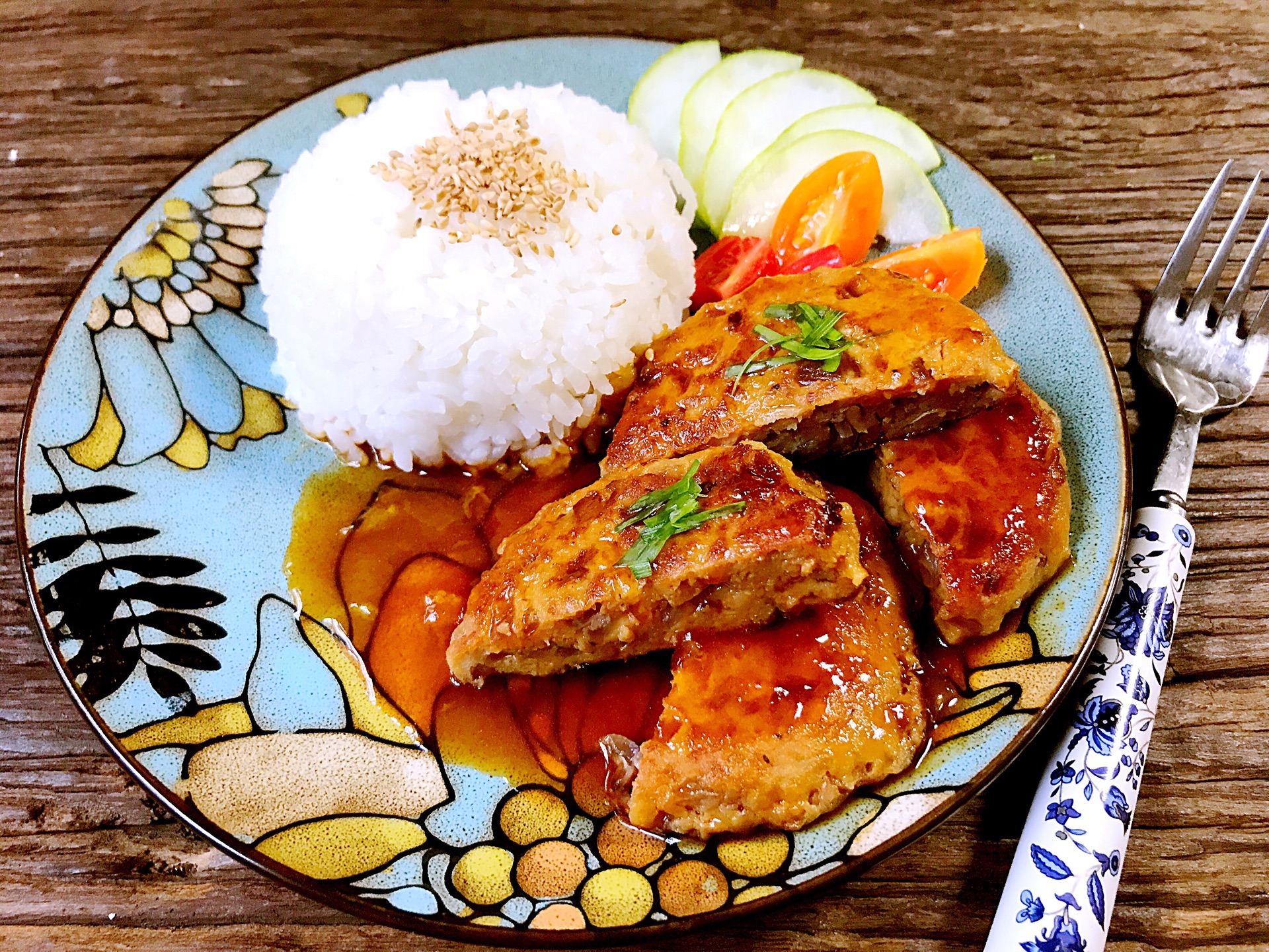 日式汉堡肉