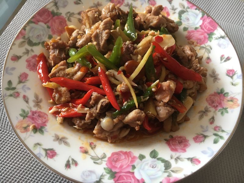 小炒鸭肉