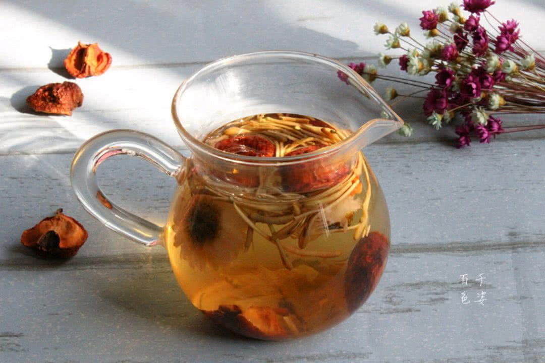 山楂双花茶#自己做更健康