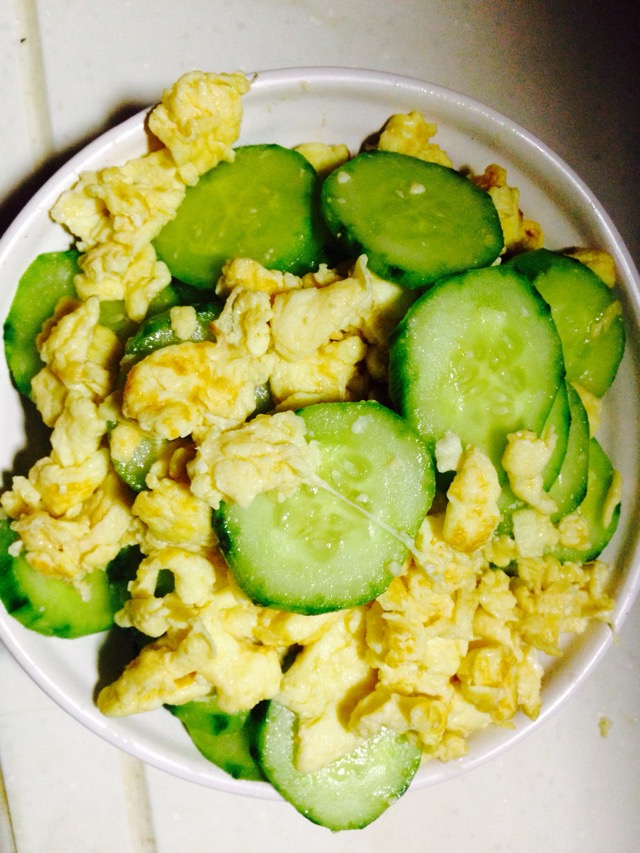 鸡蛋炒黄瓜【可加味增】