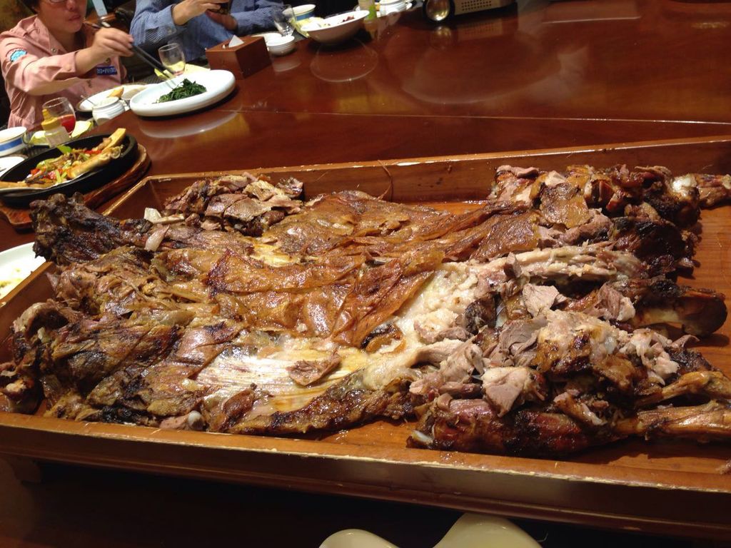烤羊肉炒饭图片河南美女大图片