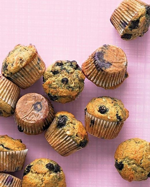 line a 12-cup muffin pan with paper liners.