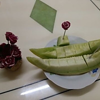 哈密瓜的切法(好看到极点)的做法图解5