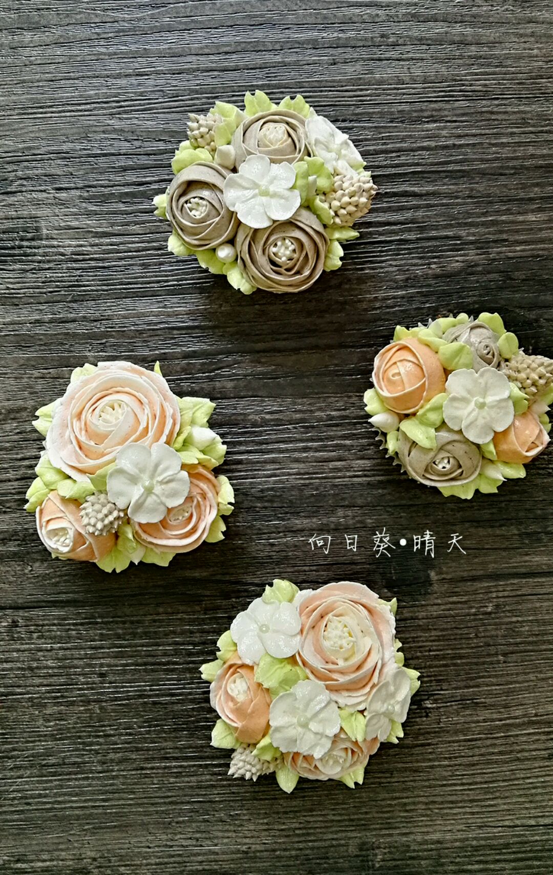 韩式裱花纸杯蛋糕图片素材-编号22899001-图行天下