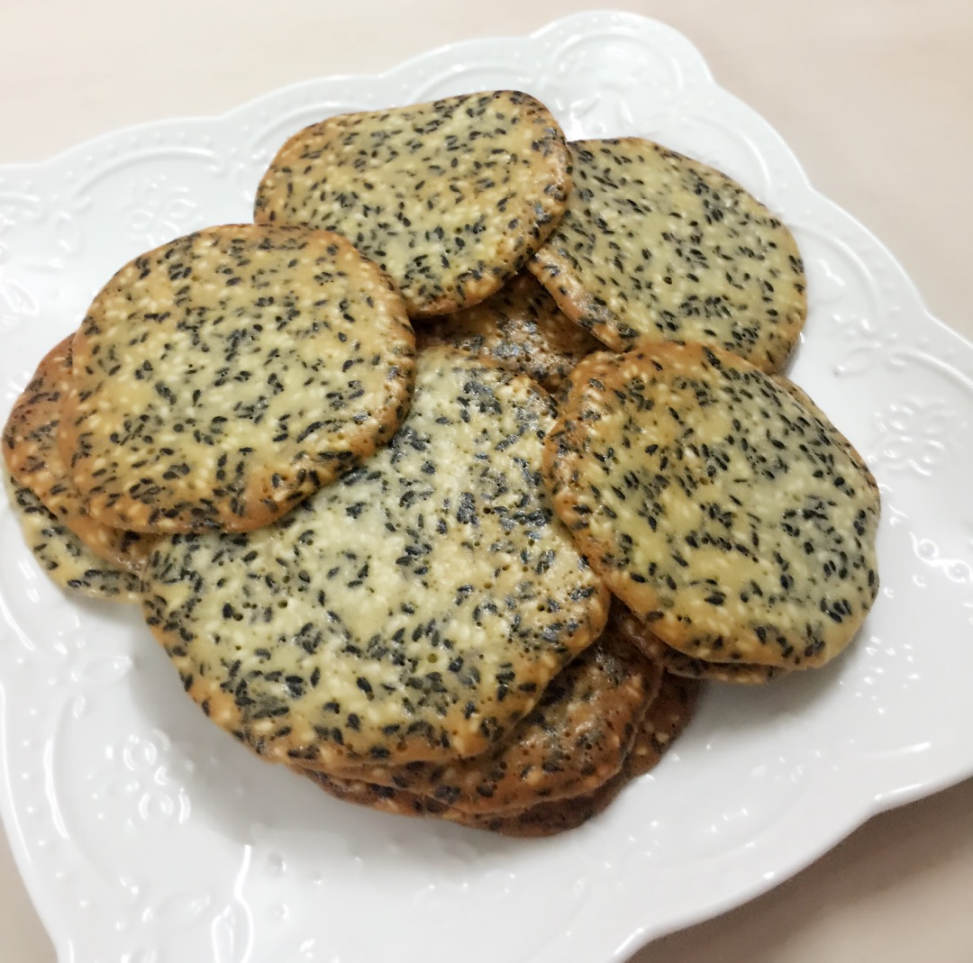 黑白芝麻薄脆