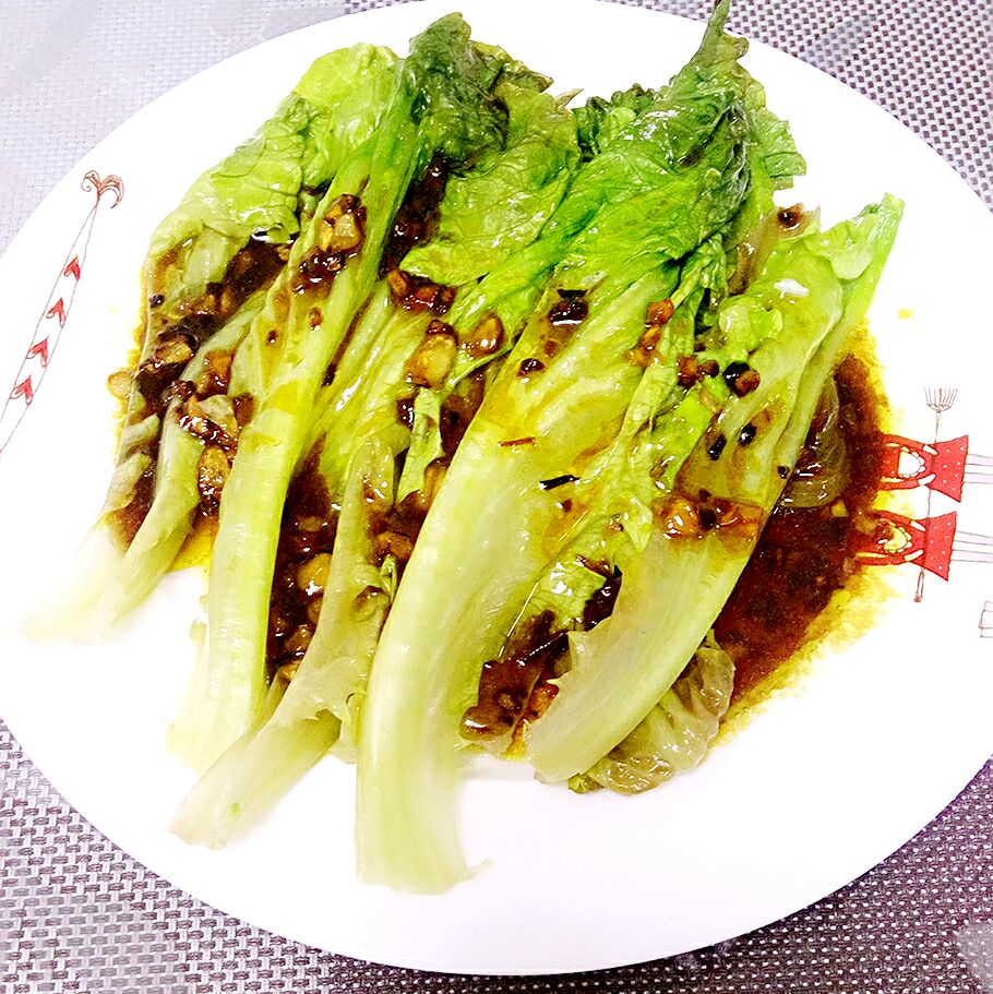 超简单的快手菜蚝油生菜