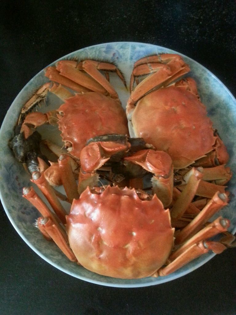 蟹煮熟