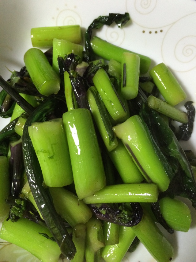 清炒红菜苔的做法