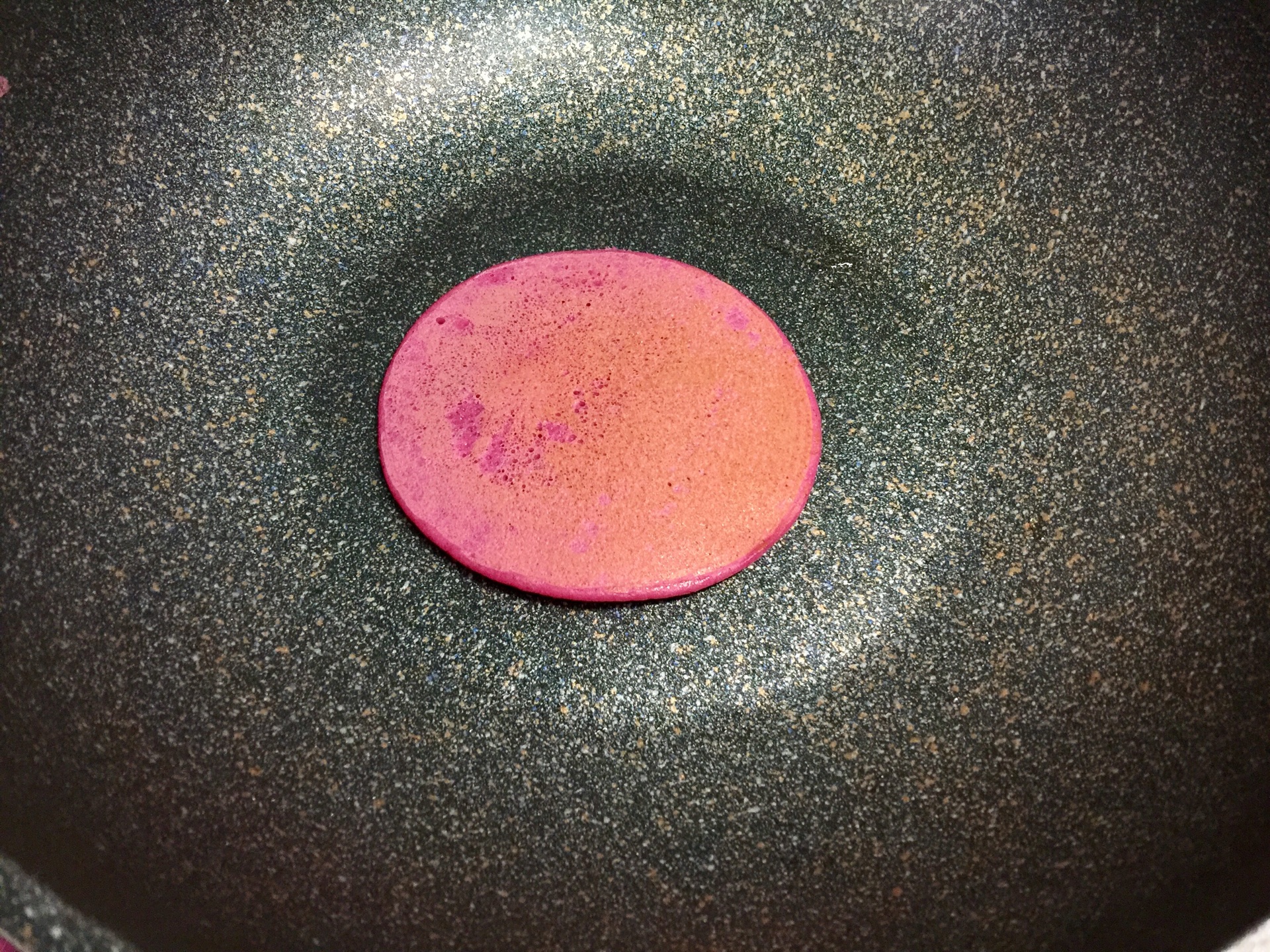 红心火龙果松饼